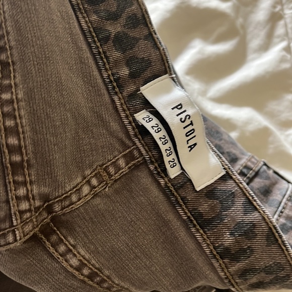 Pistols cheetah print denim - Picture 2 of 2